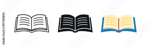 Cognitive growth concept illustrated by an open textbook with visible pages and spine viewed from above, clearly readable as a