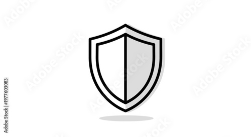 Shield icon protection symbol security logo