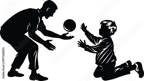 Black and white of two men playing basketball with dynamic movement and action poses sports