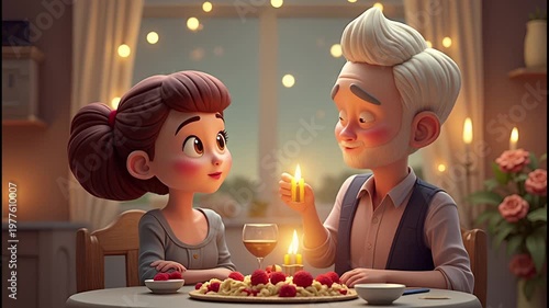 Surprise family anniversary party celebration at home