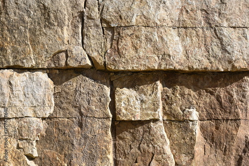 Steintextur in den Obernkirchner Sandsteinbrüchen