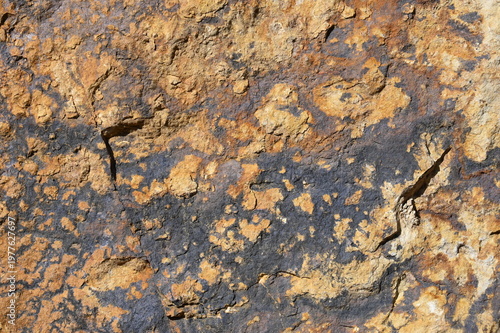 Steintextur in den Obernkirchner Sandsteinbrüchen