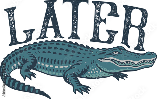 Everyday Later Gator Svg, Funny Alligator Svg