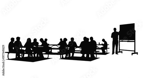 Business people meeting presentation boardroom conference room teamwork collaboration discussion strategy planning