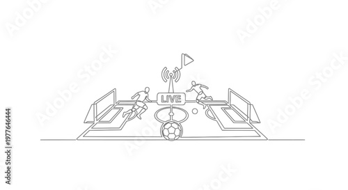 Live Football Match Broadcast, Soccer Game Streaming, Sports Event Transmission