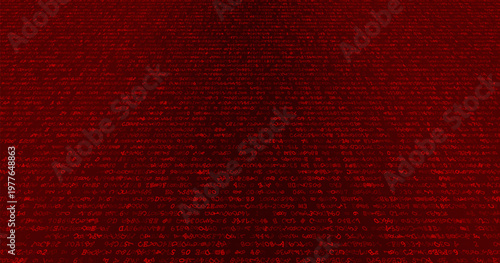 Digital Entropy - Chaotic Binary Symbol Distribution in Artistic Color. Perspective.