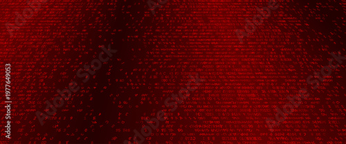 Digital Entropy - A Fragmented Horizontal Array of Binary Logic and Scattered Data Packets. Perspective.