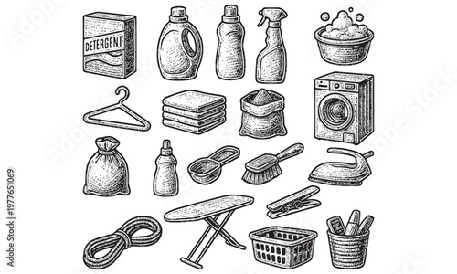 Laundry & Cleaning Tools Set