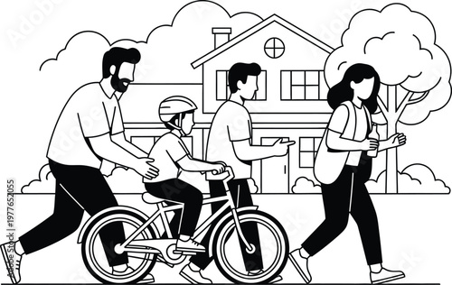 Celebrating global day of parents a family bike ride honoring parenthood love and family bonds