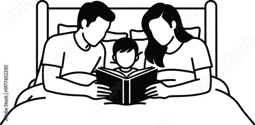 Celebrating global day of parents a loving family reads together honoring parental bonds and childhood memories