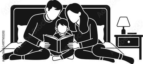 Celebrating global day of parents a loving family reads together honoring parental bonds and childhood memories