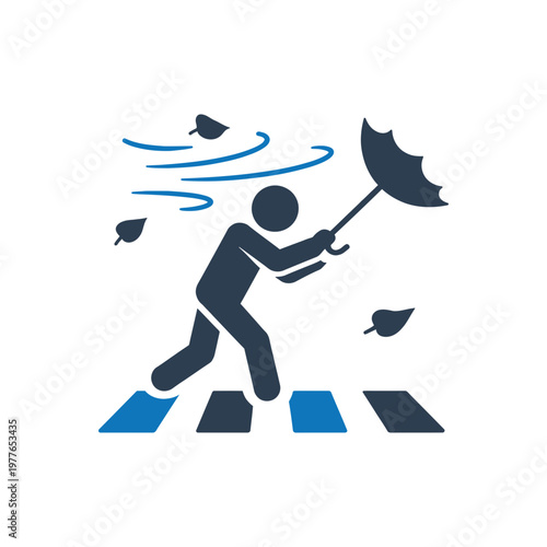Severe Wind Struggle Icon