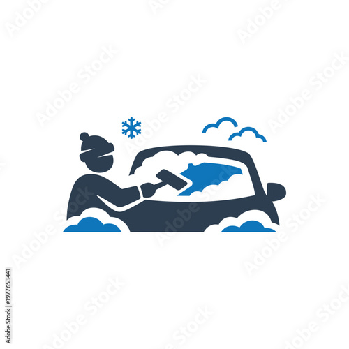 Winter Snow Removal Icon