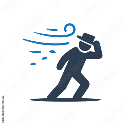 Braving Heavy Wind Icon