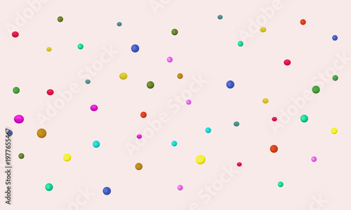 Festive Pink Banner with Colorful Round Buttons for Cakes and Celebration. Perfect for bakery menus, cake shop promotions, greeting cards, and festive web banners. Vector illustration pink background