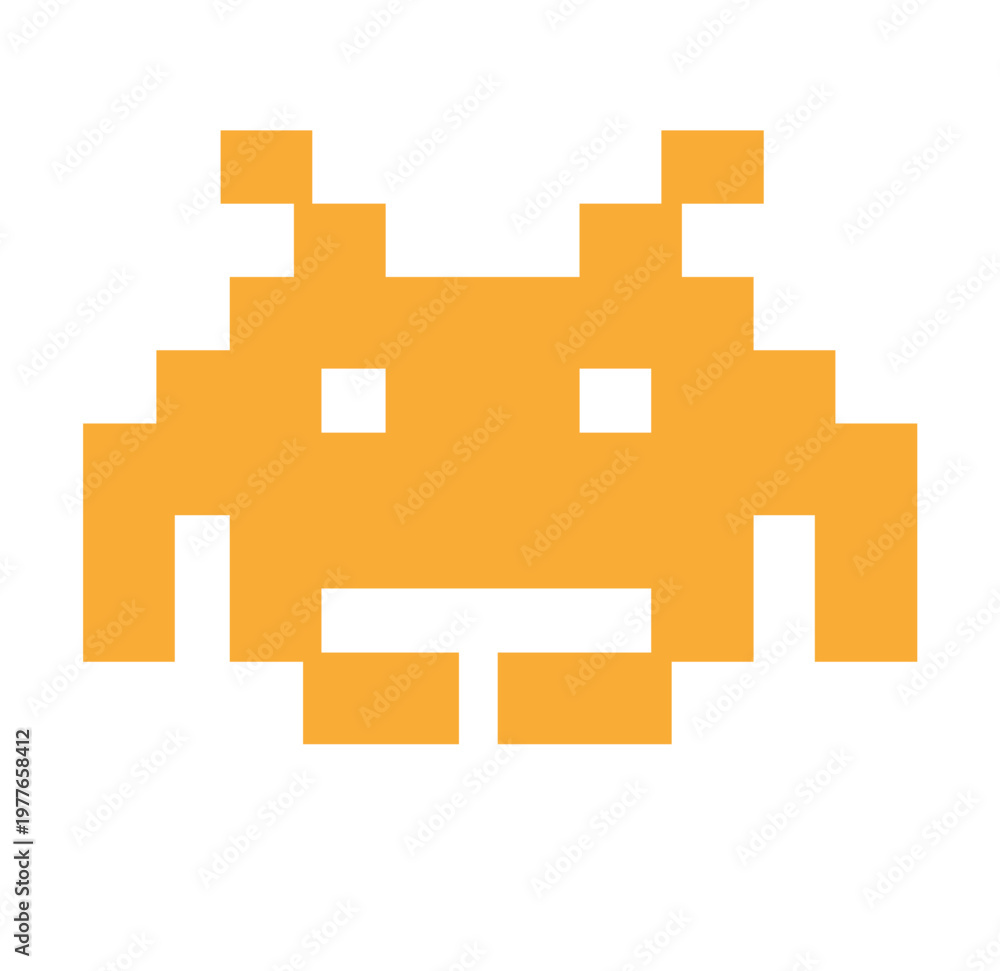 Obraz premium Personagem arcade - alien