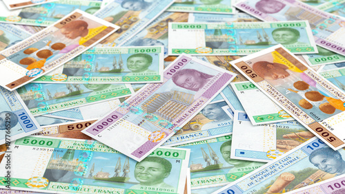 Central African States CFA franc banknotes