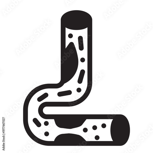 thrombosis glyph icon