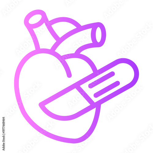 surgery gradient icon