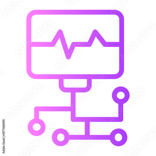 telemetry gradient icon