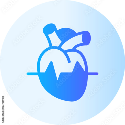 heartbeat gradient icon