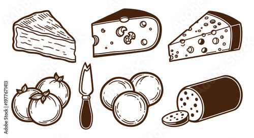Cheese and Charcuterie Elements