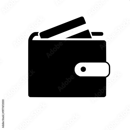Budget planning icons pack, simple black glyph icons for savings piggy bank, wallet, credit card, house rent, car transportation, groceries, utilities and travel, clean flat vector design.