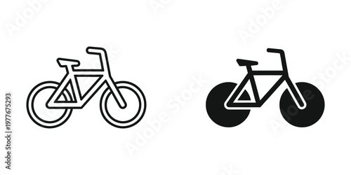 Comparison of road bicycle and fixed-gear bicycle designs with different wheel types