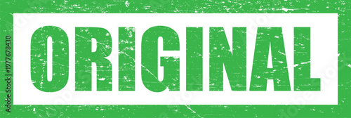 Vector art of green certified stamp with white rectangle background and distressed texture