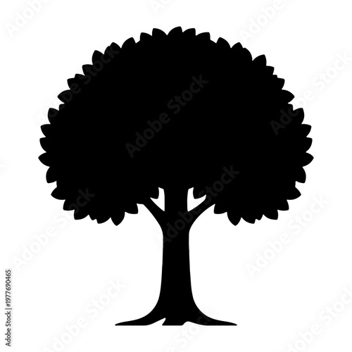 Download black tree silhouette vector image for free nature and forest design projects online now