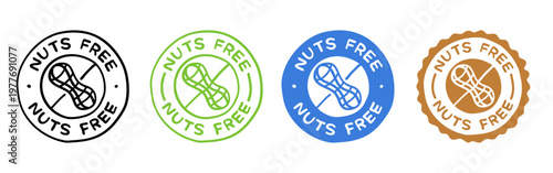 Handdrawn Nuts Free Icon Sign Vector Design.