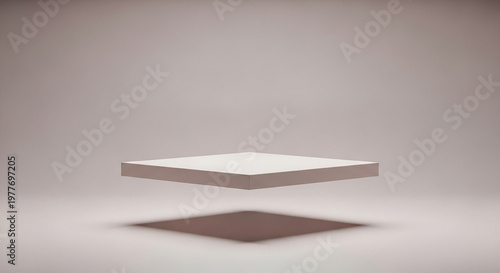 The empty wooden cylinder shape of product display Podium, Stand for showing or design blank backdrop dark abstract wall with smoke float up. 
