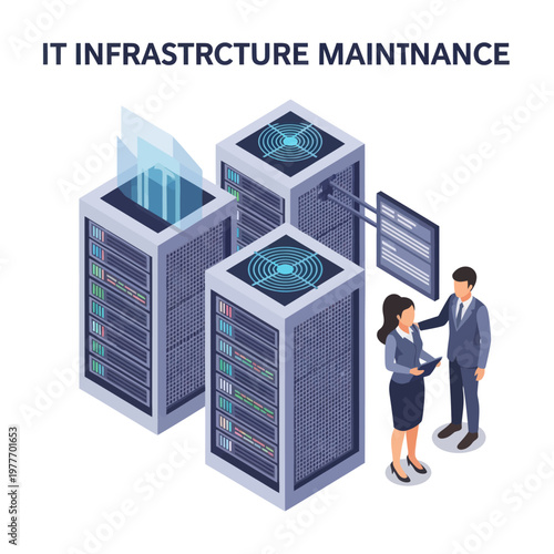 IT Infrastructure Maintenance - Server Room Management and Technical Support.