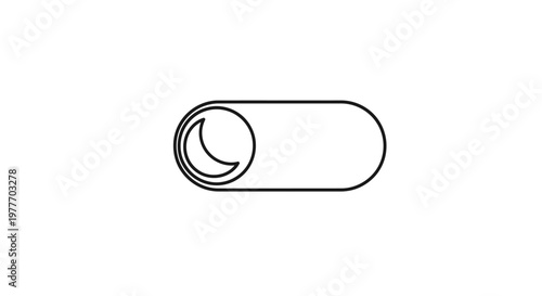 A 3d metal black and white photo frame with a paper clip art illustration featuring a power switch symbol and web icon element for a computer technology start sign