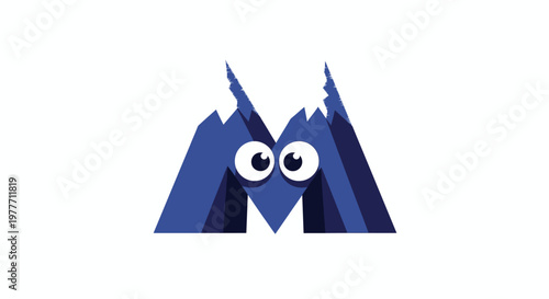 Blue Mountain Logo Design.