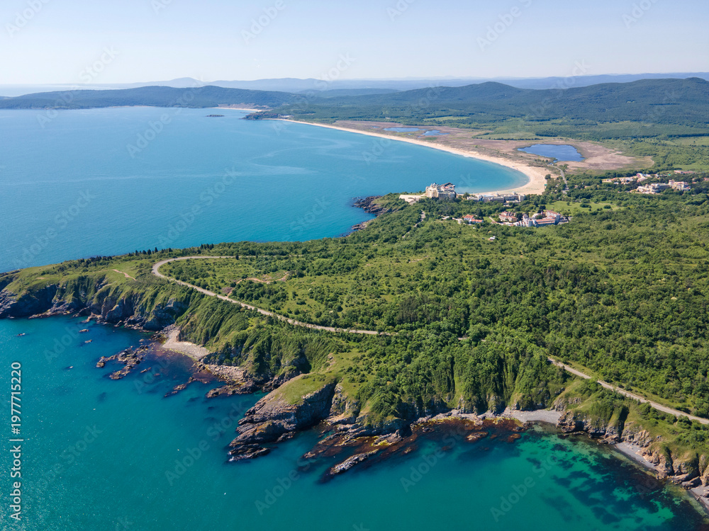 Fototapeta premium Black Sea coast near Smokinya Beach, Bulgaria