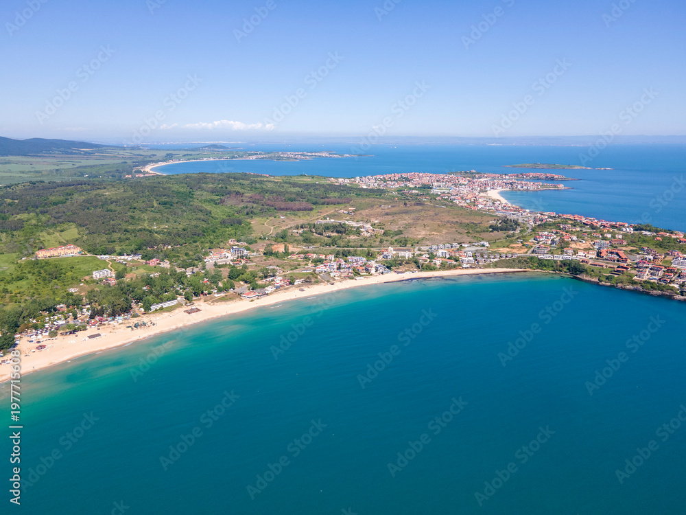 Fototapeta premium Black Sea coast near Smokinya Beach, Bulgaria