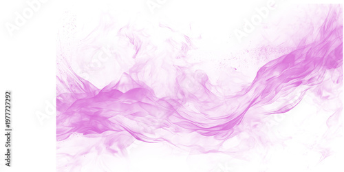 Obraz na płótnie A vibrant purple smoke swirls dramatically against a dark background