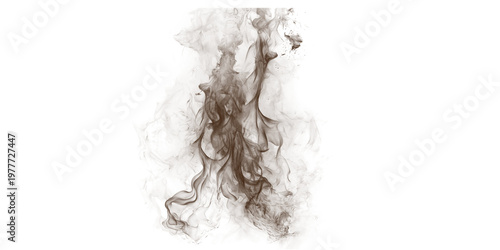 Foto A dark background with a swirling orange flame rising upwards