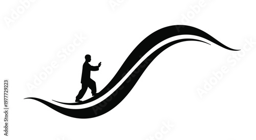man surfing on wave, surfing concept, adventure