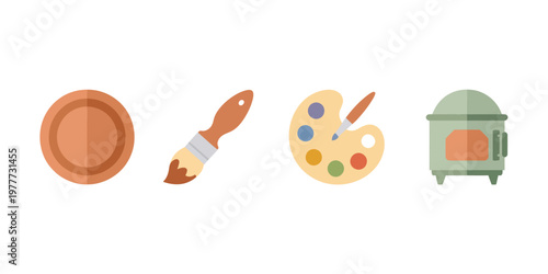 Painters Tools and Art Equipment for Creative Studios