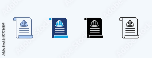 Safety Compliance Multiple Icon Illustration Vector