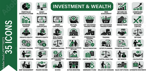 Comprehensive collection of modern digital communication icons for social media content, online marketing, and network engagement strategies