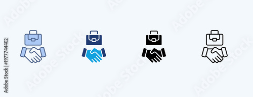 Business Partner Outline Icon