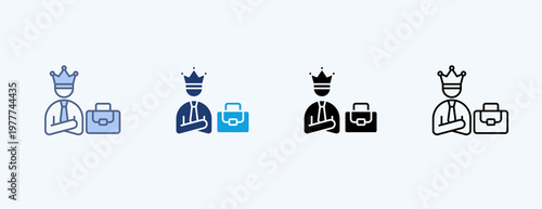 Business Leader Outline Icon