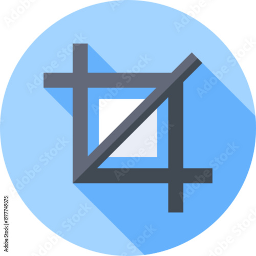 Crop Image Resize Icon