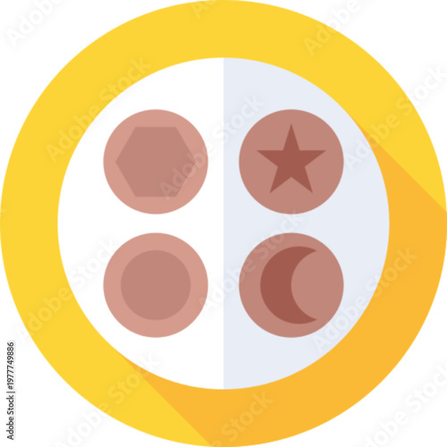 Dalgona Korean Honey Candy Icon