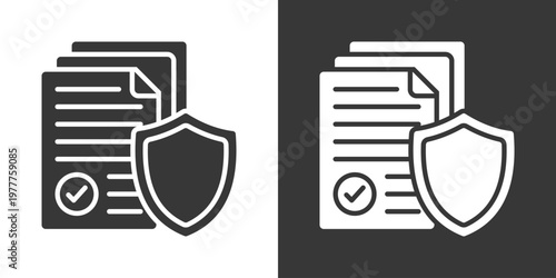 Reliability Icon Set Vector Collection Isolated In Black And White