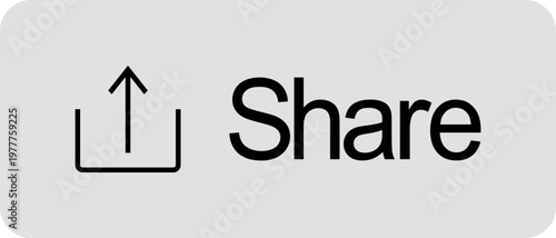 Share Button Icon With Text