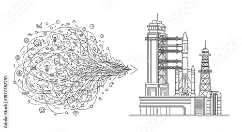 Idea Generation to Rocket Launch: Innovation, Strategy, and Execution Concept